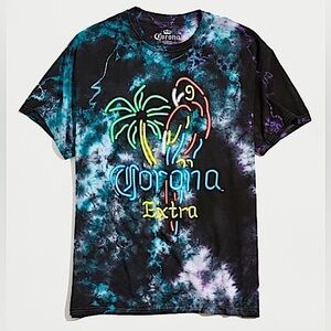 Urban outfitters Corona Neon Tie-Dye Tee